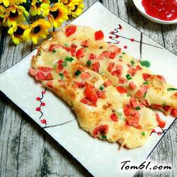 圣女果煎饼子的做法