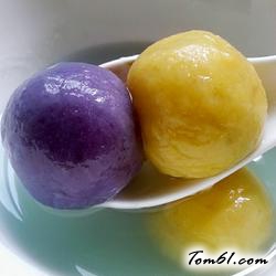 双色汤圆的做法