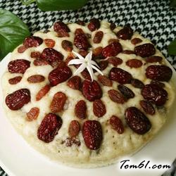 葡萄干红枣发糕的做法