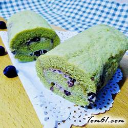 抹茶蜜豆卷的做法