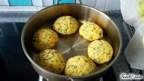 【玉米面菜饽饽】