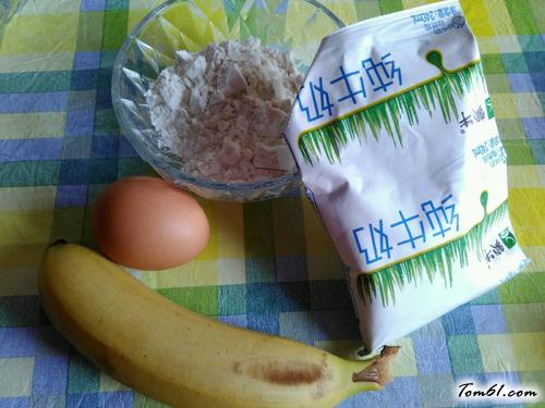 【牛奶香蕉蛋饼】