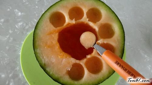 【哈密瓜芋圆捞】