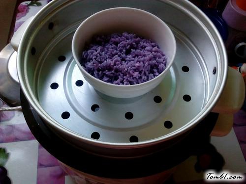 【紫甘蓝糯米饭团】