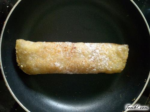 【香煎芝麻肉松卷】