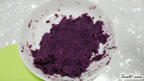 【香煎紫薯饼】