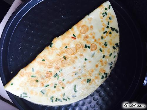 【韭菜鸡蛋饼】