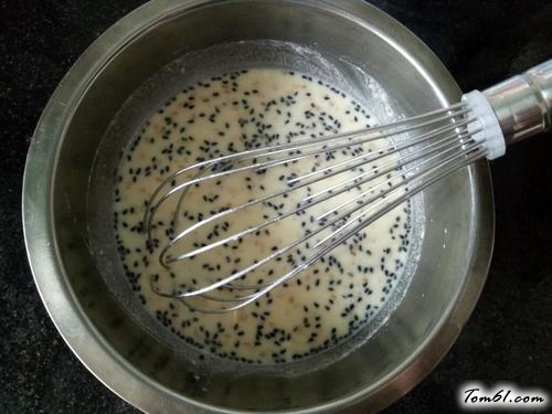 【香煎芝麻肉松卷】