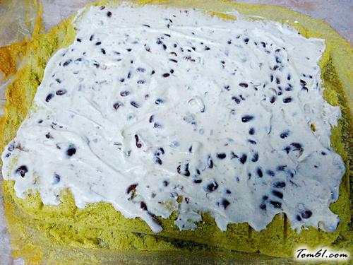 【抹茶蜜豆卷】