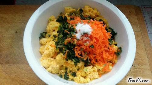 【玉米面菜饽饽】