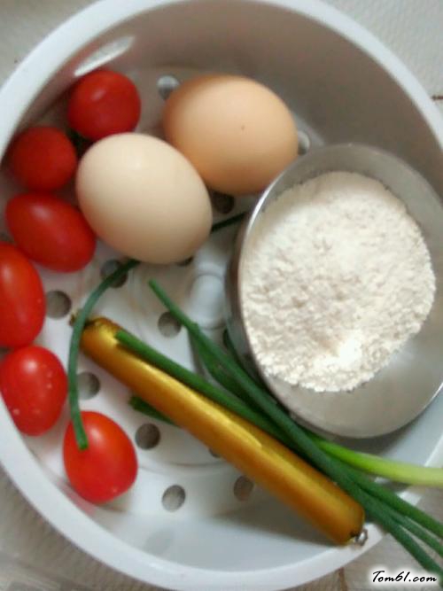 【圣女果煎饼子】