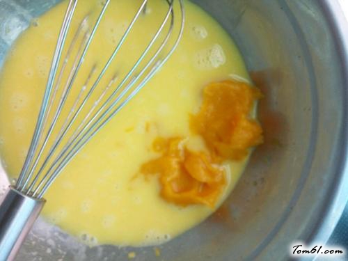 【南瓜玉米面蛋糕】