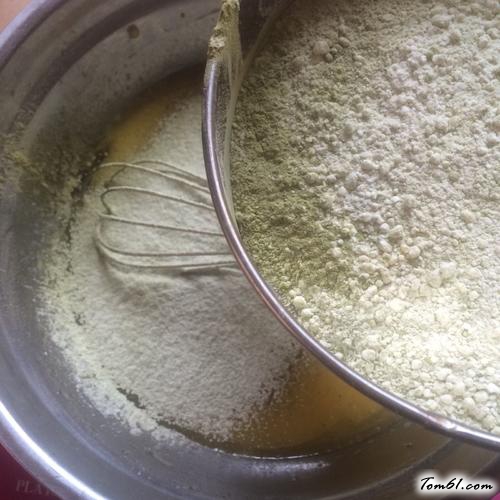 【抹茶戚风蛋糕】