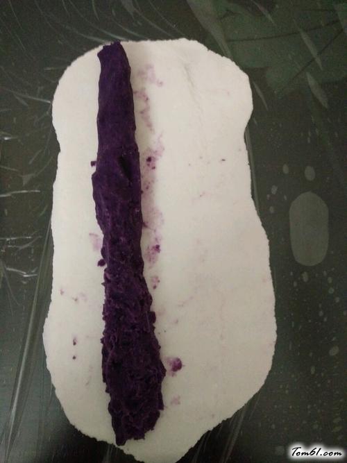 【水晶紫薯卷】