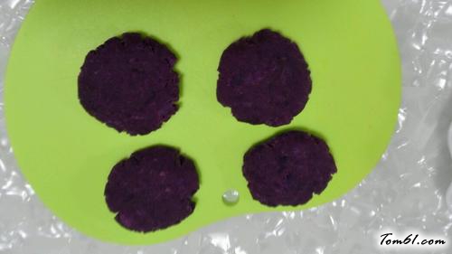 【香煎紫薯饼】