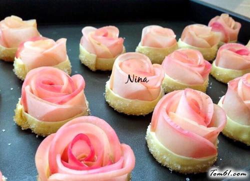 【花朵苹果挞】