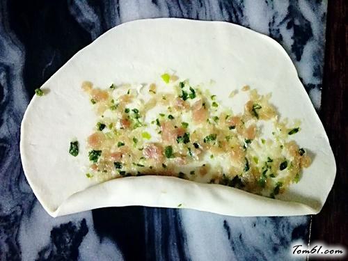 【猪油肉馅煎饼】