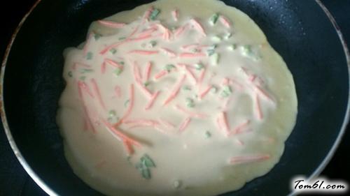 【红萝卜玉米面饼】