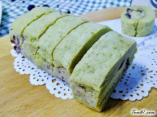 【抹茶蜜豆卷】