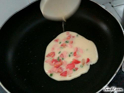 【圣女果煎饼子】