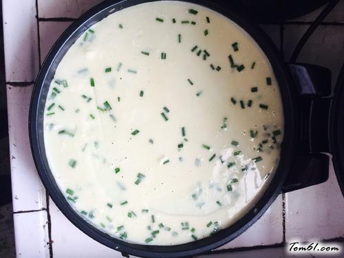 【韭菜鸡蛋饼】