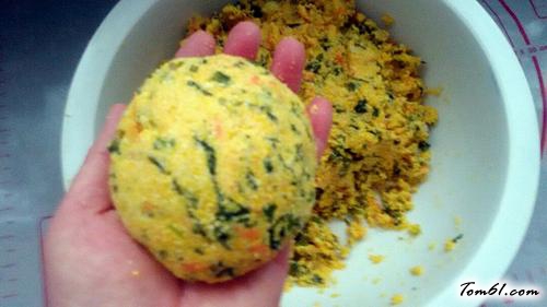 【玉米面菜饽饽】