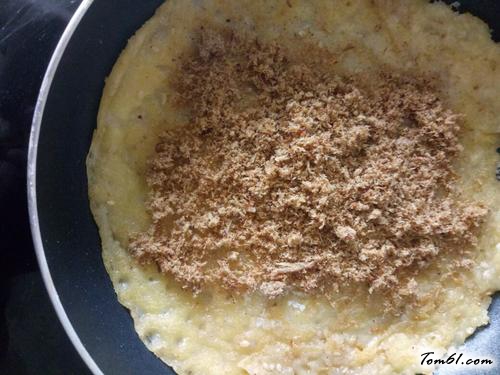 【香煎芝麻肉松卷】