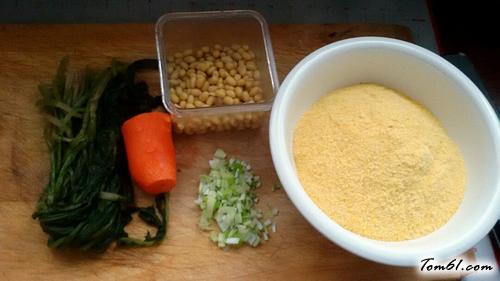 【玉米面菜饽饽】