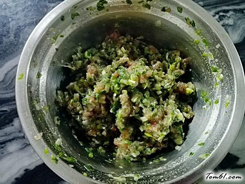 【猪油肉馅煎饼】
