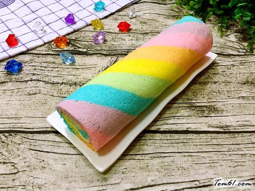 【彩虹蛋糕卷】