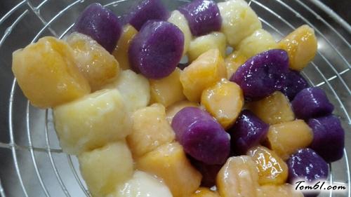 【哈密瓜芋圆捞】