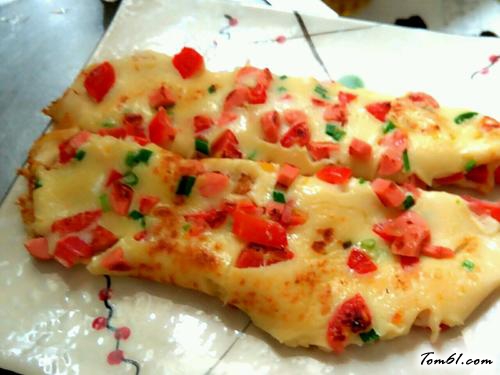 【圣女果煎饼子】