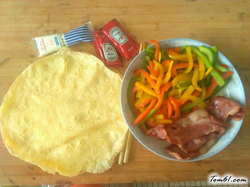 【三彩鸡蛋卷】