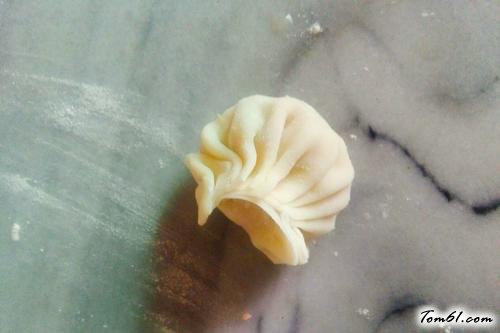 【卷心菜素馅蒸饺子】