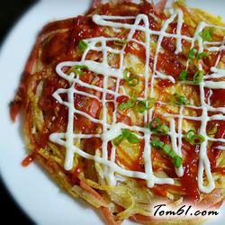 土豆火腿鸡蛋煎饼的做法