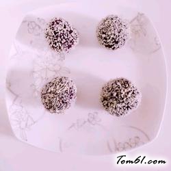 椰蓉紫薯球的做法