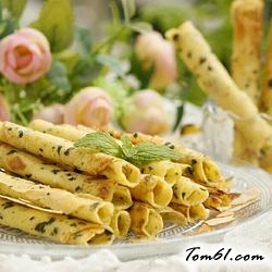 脆皮海苔蛋卷的做法