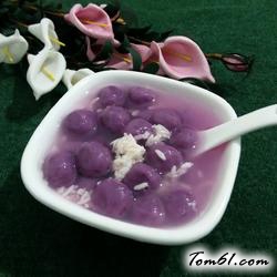 紫薯小汤圆的做法