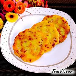 葱香土豆泥饼的做法