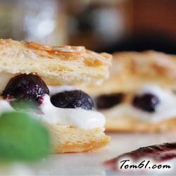 迷你拿破仑酥（蓝莓）