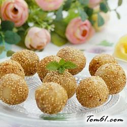 豆沙麻圆的做法