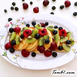 蜂蜜水果松饼的做法