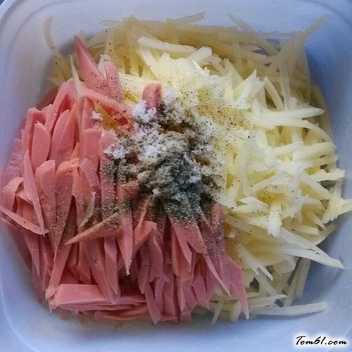 【土豆火腿鸡蛋煎饼】