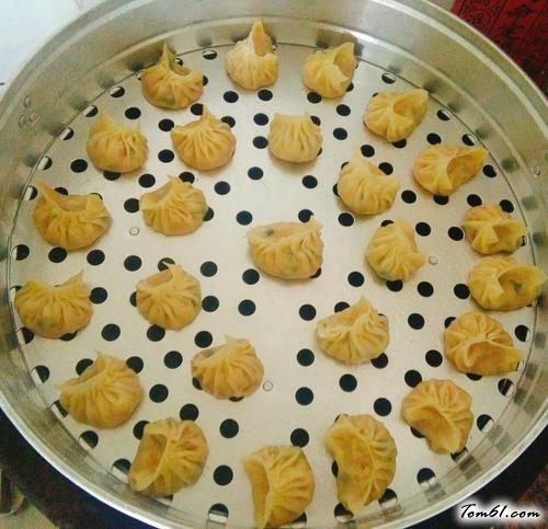 【卷心菜素馅蒸饺子】