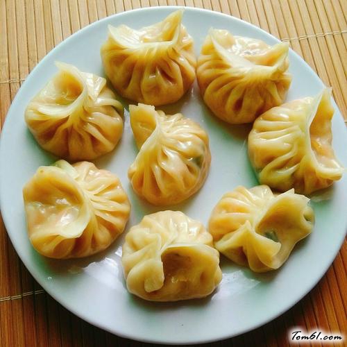 【卷心菜素馅蒸饺子】