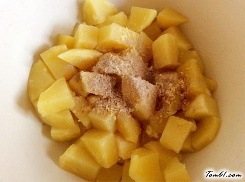 【葱香土豆泥饼】