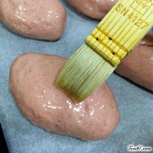 【紫薯蜜豆面包】