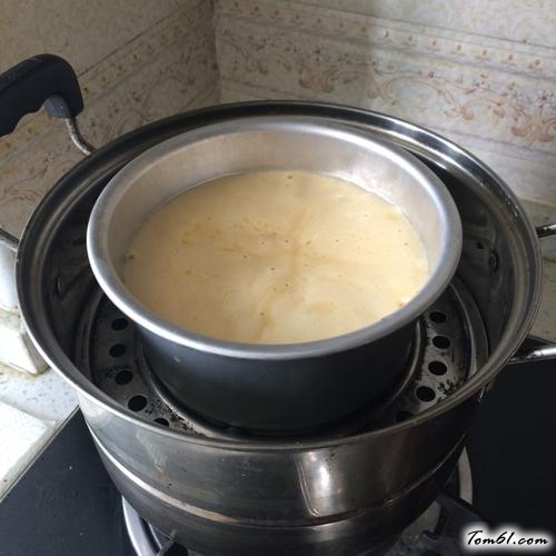 【蒸奶油水果蛋糕】