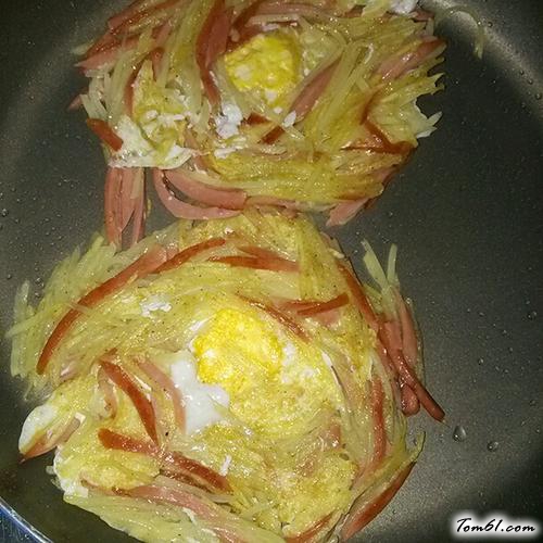 【土豆火腿鸡蛋煎饼】