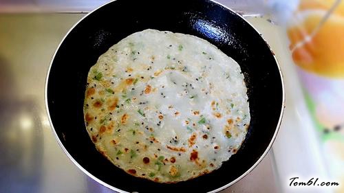 【快手早餐---鸡蛋裹饼】